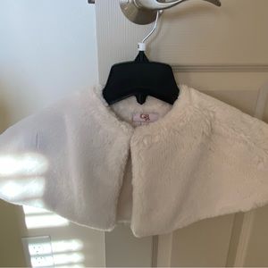 Girls Faux Fur Shrug